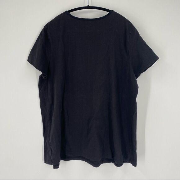 New Additions Maternity Women’s Crew Neck Short Sleeve Black Teeshirt Size XXL - Picture 3 of 3